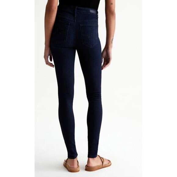 AG Adriano Goldschmied, Farrah Skinny Ankle, Dark Blue, 29R - Picture 2 of 4